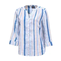 Sommerliche Leinen-Bluse