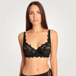 Sassa - Bügel-BH 2er Pack, für Damen, Schwarz, Größe 85C