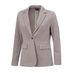 Damen Blazer mit Pepitamuster