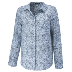 Bedruckte Damen Bluse mit Hemdkragen