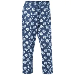 Sommerliche Leinenhose mit Allover-Print