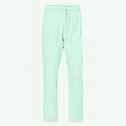 Gestreifte Pyjama Hose, gerade geschnitten