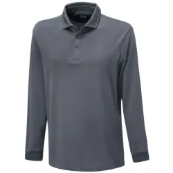 Langarm Poloshirt mit Knopfleiste