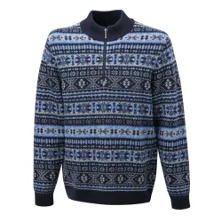 Jacquard Troyer aus Lammswolle