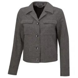 Damen Kurzjacke in Salz und Pfeffer Optik
