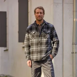Orix Thermo-Hemd schwarz-weiss