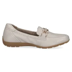 Caprice Mokassin aus weichem Leder sand