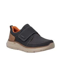 Rieker Klettslipper für Herren aus Softmaterial marine