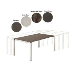 undefined, Keramik-Gartentisch Zement