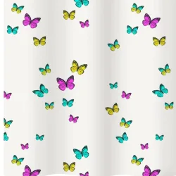 Diaqua - Duschvorhang Textil Papillon, 180X180CM, Multicolor