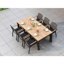 undefined, Gartentisch Teakholz Premium