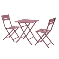undefined, Bistro-Set faltbar fuchsia