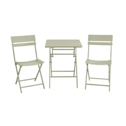 Bistro-Set faltbar reseda
