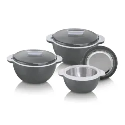 GOURMETmaxx Thermo-Schüssel Set 3-teilig