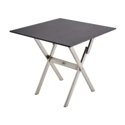 Balkon-Klapptisch Edelstahl 79 x 79 cm