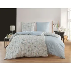 Esprit - Leyla Bettwäsche Set, 200 x 210 cm - 2 x 65 x 65 cm, Multicolor
