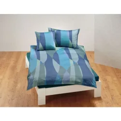 Bettwäsche mit farbenfrohem geometrischen Muster – Kissenbezug – 65x65 cm