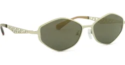 Luxottica Fashion Brillen Vertriebs GmbH Michael Kors MK1181 GOLD COAST Damen-Sonnenbrille Vollrand Geometrisch Metall-Gestell, Gold
