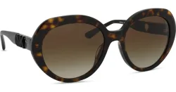 Luxottica Fashion Brillen Vertriebs GmbH Michael Kors 0MK2214U SAN LUCAS Damen-Sonnenbrille Vollrand Rund Acetat-Gestell, Havanna