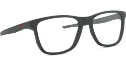 Luxottica Fashion Brillen Vertriebs GmbH Oakley OX8163 Herren-Brille inkl. Gläser Vollrand Rund Kunststoff-Gestell 55/17/141, Grau