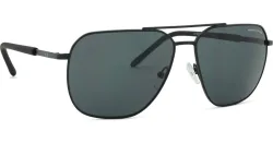 Luxottica Fashion Brillen Vertriebs GmbH Emporio Armani 0AX2057S Herren-Sonnenbrille Vollrand Pilot Metall-Gestell, Schwarz