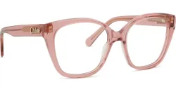 Kering Eyewear Spa Chloé CH0241O Damen-Brille inkl. Gläser Vollrand Cat Eye Acetat-Gestell 53/17/140, Pink