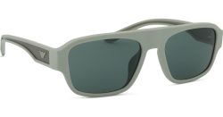 Emporio Armani - Sonnenbrille, für Herren, Grau, Größe Onesize