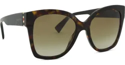Kering Eyewear Spa Gucci GG0459S Damen-Sonnenbrille Vollrand Eckig Acetat-Gestell, Havanna