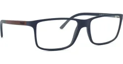 Luxottica Fashion Brillen Vertriebs GmbH Polo Ralph Lauren PH2126 Herren-Brille inkl. Gläser Vollrand Quadratisch Kunststoff-Gestell 55/16/145, Blau