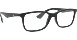 Luxottica Fashion Brillen Vertriebs GmbH Ray-Ban RX7047 Herren-Brille inkl. Gläser Vollrand Quadratisch Kunststoff-Gestell 54/17/140, Schwarz