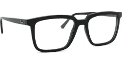 Luxottica Fashion Brillen Vertriebs GmbH Ray Ban 0RX7239 ALAIN Unisex-Brille inkl. Gläser Vollrand Quadratisch Propionat-Gestell 54/18/145, Schwarz