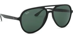Luxottica Fashion Brillen Vertriebs GmbH Ray-Ban RB4376 Unisex-Sonnenbrille Vollrand Pilot Kunststoff-Gestell, Schwarz
