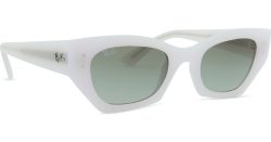 Ray-Ban Zena Grau auf Schneeweiß S | Sonnenbrillen