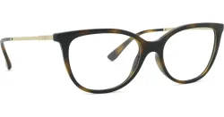 Luxottica Fashion Brillen Vertriebs GmbH Vogue 0VO5673 Damen-Brille inkl. Gläser Vollrand Oval Kunststoff-Gestell 52/16/140, Havanna