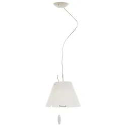 Luceplan Pendellampe Costanza Weiss Kunststoff 26 cm 17 cm - Material: Polycarbonat - Pendellampe