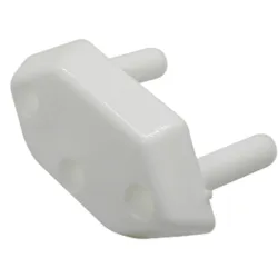 Stecker Elektrokleinteil - Farbe: Weiss - Material: Kunststoff - Stecker