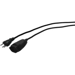 Multistecker Elektrokleinteil Schwarz Kunststoff - Multistecker