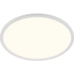 Deckenlampe Bresso Weiss Kunststoff 42 cm 3 cm - LED - Lichtfarbe: Helles Neutralweiss - Deckenlampe- LED Energiesparlampe