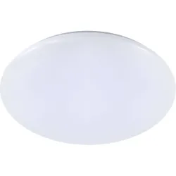 Deckenlampe Lentella Weiss Kunststoff/Metall 30 cm 10 cm - LED - Lichtfarbe: Warmweiss - Kaltes Tagesweiss - Material: Metall/Kunststoff -