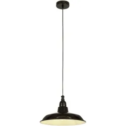 Pendellampe Mella Schwarz Metall 30 cm 120 cm - Pendellampe