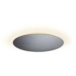 Escale Deckenlampe Blade Grau Aluminium 59 cm 4 cm - Farbe: anthrazit - LED - Lichtfarbe: Extra warmweiss - Deckenlampe- LED Energiesparlampe