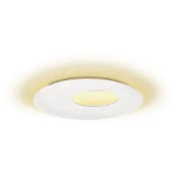 Escale Deckenlampe Blade Weiss Aluminium 59 cm 4 cm - LED - Lichtfarbe: Extra warmweiss - Deckenlampe- LED Energiesparlampe