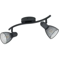 Eglo Pendellampe Corovigno Schwarz Stahl 15 cm - Pendellampe