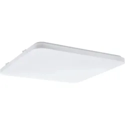 Eglo Deckenlampe Frania Weiss Stahl/Kunststoff 53 cm 7 cm - LED - Lichtfarbe: Warmweiss - Material: Kunststoff/Stahl - Deckenlampe- LED