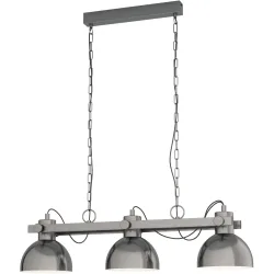 Eglo Pendellampe Lubenham I Beige Stahl 20 cm 110 cm - Farbe: creme - Pendellampe