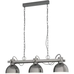 Eglo Pendellampe Lubenham I Beige Stahl 20 cm 110 cm - Farbe: creme - Pendellampe