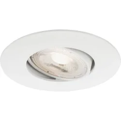 Einbaustrahler Marano Weiss Kunststoff 9 cm 2.4 cm - LED - Lichtfarbe: Warmweiss - Einbaustrahler- LED Energiesparlampe