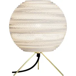 Graypants Tischlampe Moon Weiss Karton 25 cm 22 cm - Tischlampe
