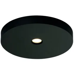 Bopp Deckenlampe Close Aluminium schwarz - LED - Lichtfarbe: Warmweiss - Deckenlampe- LED Energiesparlampe