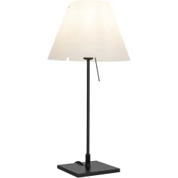 Luceplan Tischlampe Costanza Schwarz/Weiss Kunststoff/Metall 26 cm 51 cm - Material: Metall/Kunststoff - Tischlampe